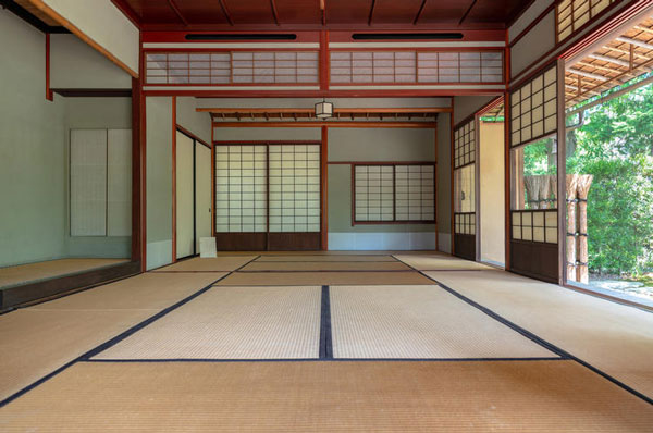 Các ngôi nhà kiểu Nhật luôn xuất hiện hình ảnh những chiếc chiếu tatami