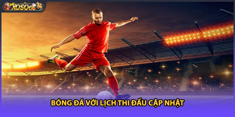 Bóng đá với lịch thi đấu cập nhật